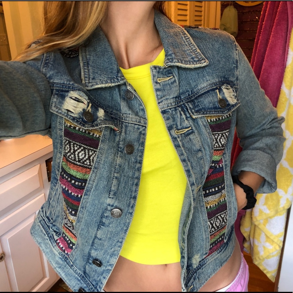 Free People Baja Denim Jacket - Size 4